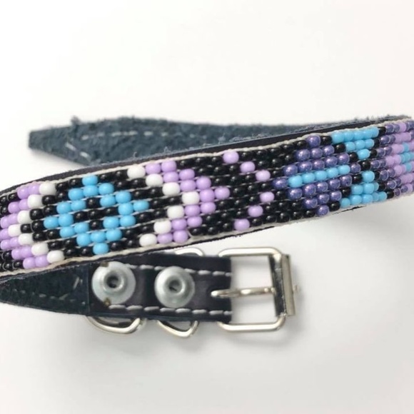 BNWOT Handmade Leather Dog / Cat Collars (Small) - Picture 5 of 6
